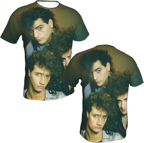Vista 6 de Soda Stereo T Shirt Man's Summer Tee Casual Short Sleeve 3D Print Tops