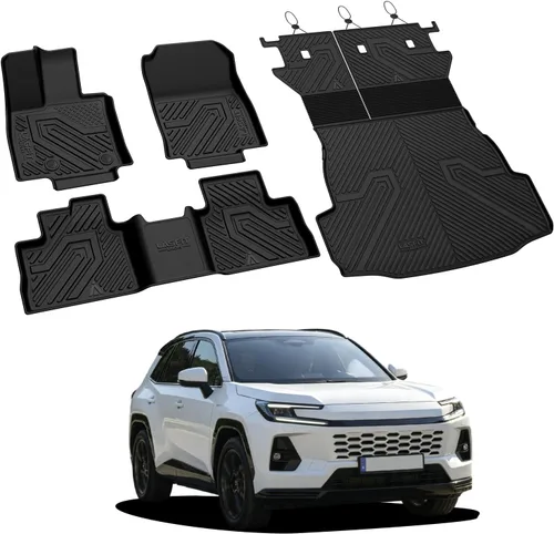 Vista 33 de LASFIT Alfombrillas de piso para Toyota Tacoma 2008-2011 Cabina de Acceso Transmisión Automática, Forro de Piso de Ajuste Personalizado para Todo
