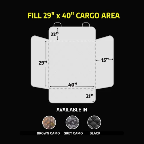 Vista 2 de Meadowlark Forro de carga premium para perros, funda impermeable para carga de mascotas con protector de solapa para parachoques, duradero