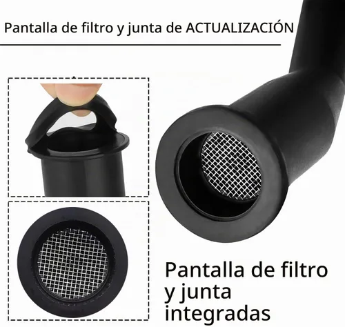 Vista 3 de Kit de repuesto de boquilla de gasolina angular a prueba de fugas con tapa de ventilación de junta, broca para lata de gas de estilo antiguo