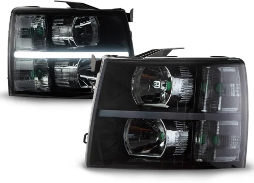 Vista 46 de CHEDA Conjunto de Faros Delanteros Faro Compatible con GMC Canyon/Chevy Colorado 2004-2012 Conjunto de Faros Luces de Parachoques