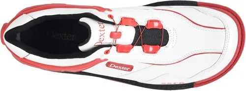 Vista 7 de Dexter Zapatos de bolos modernos para hombre Blanco/Rojo