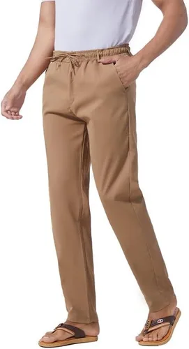Vista 24 de Pantalones casuales de lino de algodón para hombre, pantalones sueltos de playa, pantalones largos de yoga ligeros