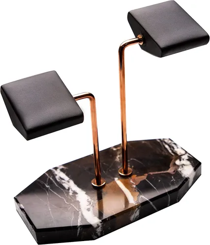 Vista 5 de UEDA Soporte de reloj hecho a mano base de mármol natural soporte de exhibición de relojes para hombres y mujeres soporte de joyería lujoso