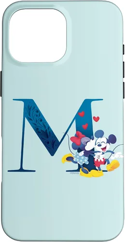 Vista 18 de iPhone 11 Pro Max Disney Alphabet Monogram Letter M para Funda de Mickey y Minnie Mouse
