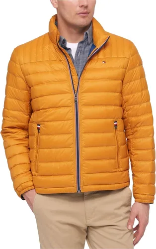 Vista 31 de Tommy Hilfiger Chaqueta acolchada plegable con aislamiento de plumón real para hombre Negro