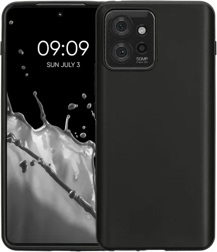 Vista 8 de kwmobile Funda compatible con Motorola ThinkPhone - Funda protectora de silicona TPU suave y delgada, color negro mate