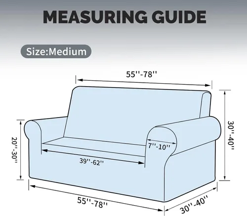 Vista 7 de WEERRW Funda de sofá de terciopelo, funda de sofá de alta elasticidad con espuma antideslizante y parte inferior elástica, protector de muebles