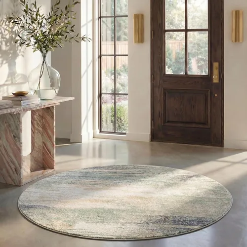 Vista 69 de SAFAVIEH Colección Adirondack Alfombra de Pasillo - 2'1" x 6', Marfil y Salvia, Diseño Abstracto Moderno, No Desprende Pelusa y Fácil Cuidado, Ideal