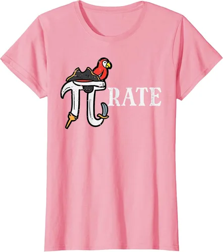 Vista 81 de Pirate Pi Funny Math Pie Halloween Disfraz Maestro Hombres Mujeres Camiseta Asphalt Grey