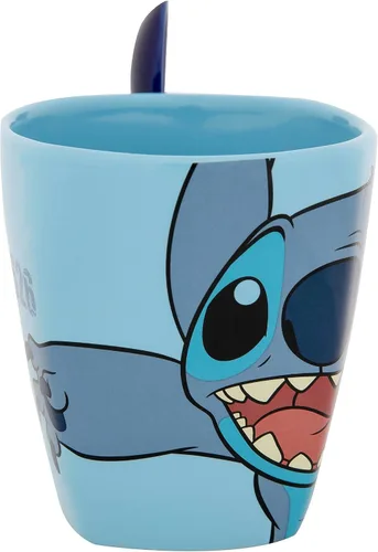 Vista 3 de Jerry Leigh Lilo & Stitch 626 - Taza de 11 oz con cuchara