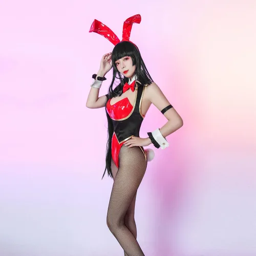 Vista 7 de NSPSTT Disfraz de conejo para mujer traje de anime traje de una pieza