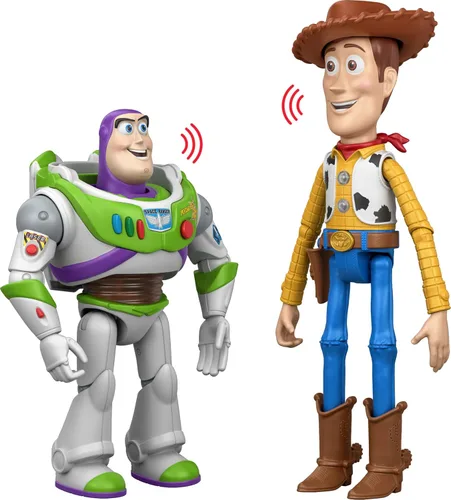 Vista 4 de Mattel Disney y Pixar Toy Story 5 Interactables Woody & Buzz Lightyear
