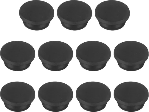 Vista 115 de MECCANIXITY - Tapones de silicona en forma de T (26mm, 1 pulgada de diámetro), color negro