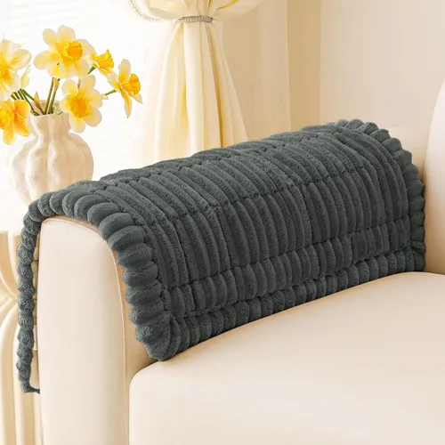 Vista 58 de Smiry - Funda para sofá para perros lavable, fundas para sofá de mascotas no deslizantes y peludas para sofá de 3 cojines, aptas para mascotas