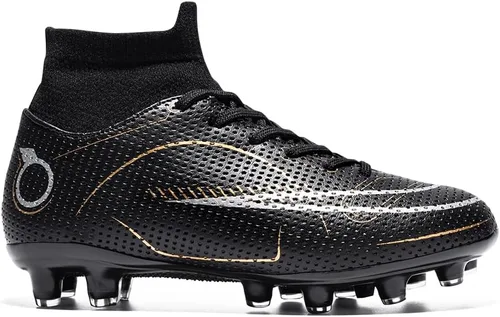Vista 6 de Zapatos de fútbol para niños y niñas, para exteriores, interiores, para entrenamiento de fútbol y césped atlético