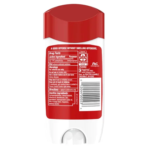 Vista 2 de Old Spice Antitranspirante y desodorante de alta resistencia, original de 3 onzas (paquete de 2)