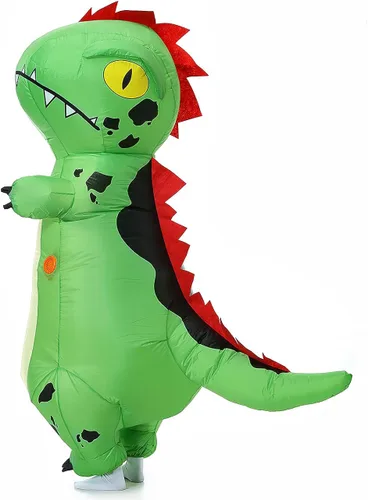 Vista 4 de FUNNY COSTUMES Disfraz de dinosaurio T-Rex para adultos, tamaño gruñón