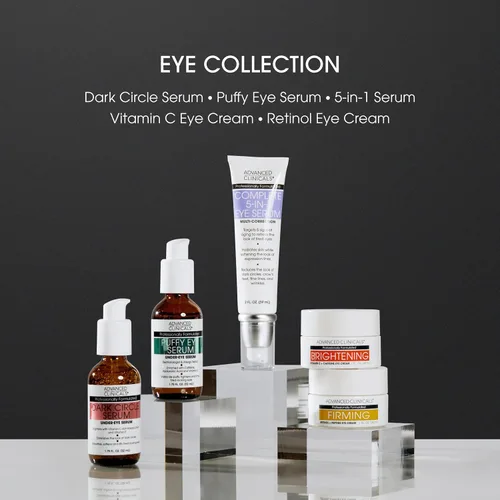 Vista 7 de Advanced Clinicals Bálsamo para Ojos con Vitamina C + Cafeína Crema Hidratante Facial Crema para Debajo de los Ojos para Mejorar la Apariencia