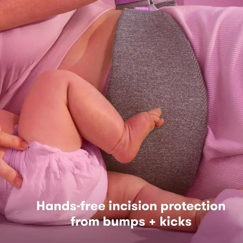 Vista 3 de Frida Mom C-Section - Carpeta para el vientre de terapia de calor y frío, para recuperación de cesárea, protector de incisión, para posoperatoria e