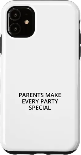 Vista 8 de iPhone 16 Parents make every party special Case