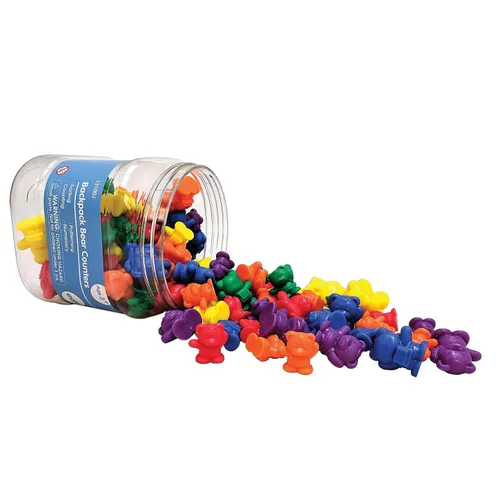 Vista 3 de edxeducation Mochila Bear Counters - Juego de 96