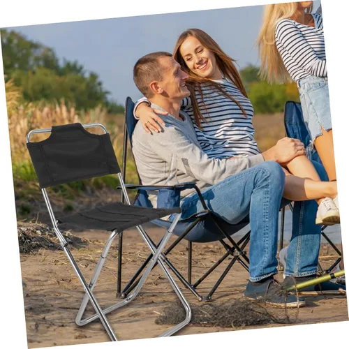 Vista 2 de KOMBIUDA Silla de camping ultraligera portátil de malla para silla de playa para taburete plegable al aire libre cómodo y diseño