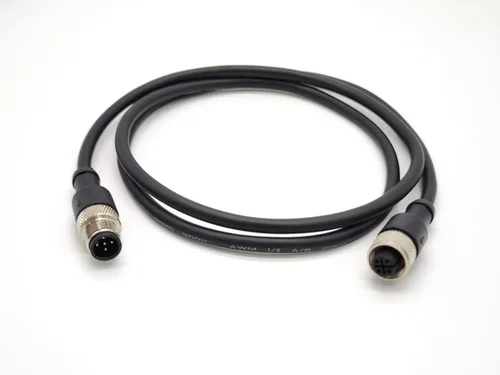 Vista 17 de Elecbee Conector M12 5 Pin A-Code Hembra a Hembra Cable terminado doble 1M/3.3ft