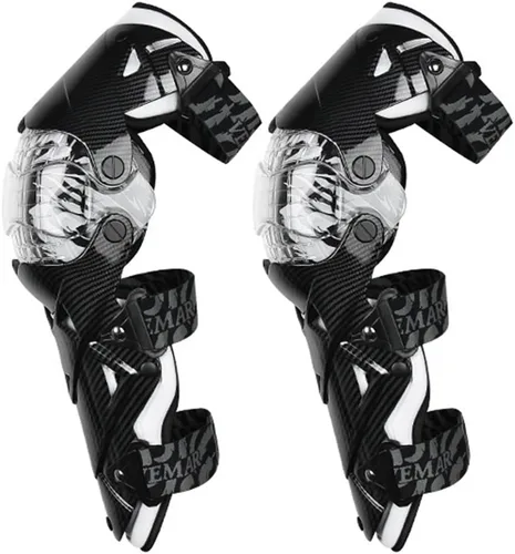 Vista 15 de Rodilleras y espinilleras, equipo de protección de motocicleta para adultos, para evitar colisiones duras, motocross, carreras, rodilleras