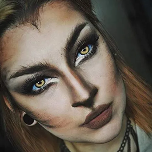 Vista 6 de Paleta de sombras de ojos de 9 colores negro ahumado mate con purpurina, sombra de ojos duradera impermeable para niñas y mujeres