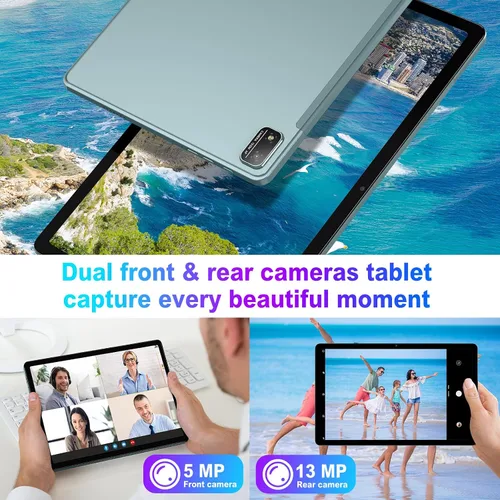 Vista 7 de AISLPC Tableta Android 13 de 11 pulgadas 16GB RAM+256GB ROM+1TB Expandir Octa-Core Tablets PC con doble ranura para tarjeta SIM, pantalla 2K 2000 x