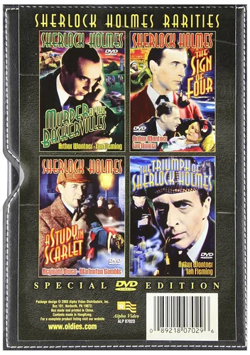 Vista 2 de Sherlock Holmes Rarities - Juego en caja (Asesinato en los Baskervilles El signo de los cuatroUn estudio en escarlataEl triunfo de Sherlock Holmes)