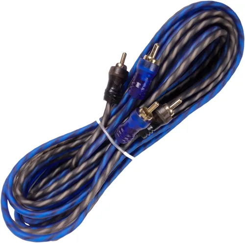 Vista 4 de Kit completo de amplificador Gravity Elite de calibre 0, instalación de cableado de 0 Ga, cable de 5000 W a 8000 W, cable ultra suave, kit S3 azul