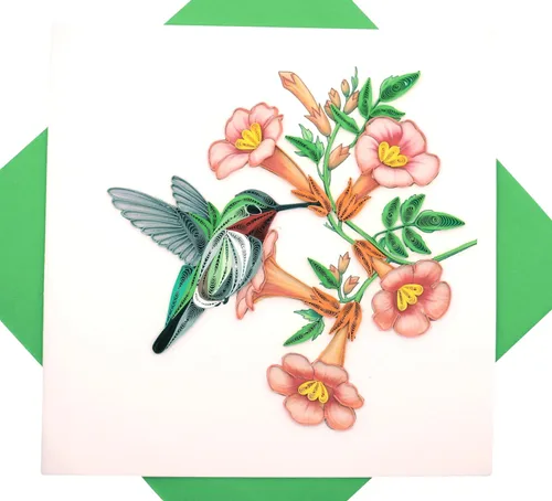 Vista 8 de Bluebirds, tarjeta de felicitación 3D, exclusiva dedicada a mano, tarjeta de felicitación de diseño para cumpleaños, día de San Valentín, día