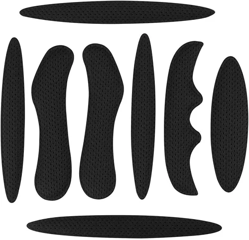 Vista 7 de Kit de acolchado para casco, almohadillas universales de espuma de repuesto para bicicleta, motocicleta, accesorios para casco (negro, juego de 1)