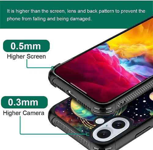 Vista 871 de Funda compatible con iPhone 15, diseño de elefantes africanos, diseño increíble a prueba de golpes, antiarañazos, carcasa trasera de policarbonato