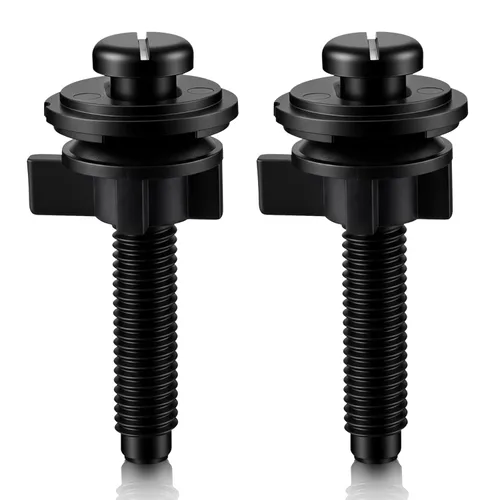 Vista 10 de Kit de repuesto de 32 piezas de tornillos para asiento de inodoro Jetec, pernos de plástico con tuercas de plástico y arandelas, kit de piezas