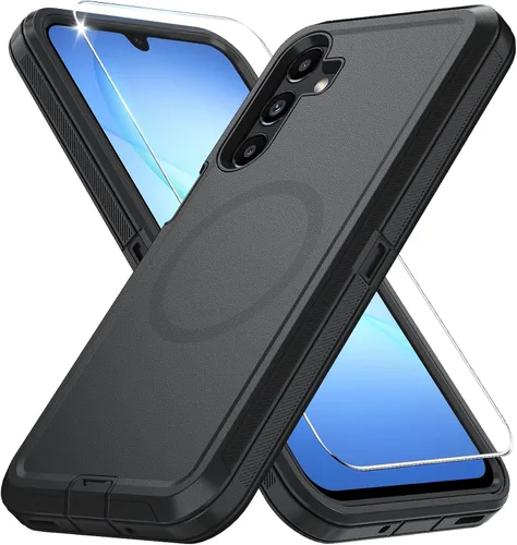 Vista 29 de Funda magnética para Samsung Galaxy S24+ Plus compatible con carga Magsafe [protector de pantalla de vidrio]