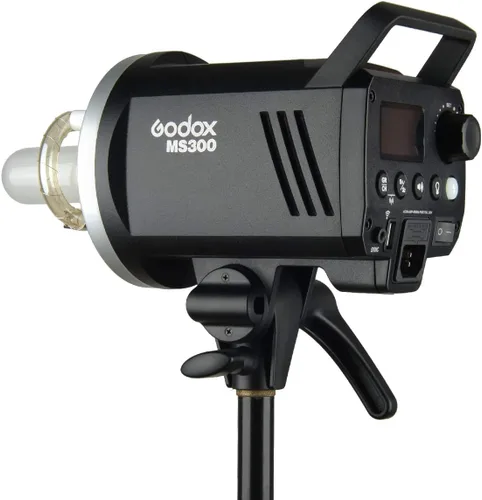 Vista 3 de Godox MS300 Flash de Estudio Compacto 300W 2.4G Monolight Inalámbrico con Lámpara de Modelado de 150W, Excelente Estabilidad de Salida de Potencia
