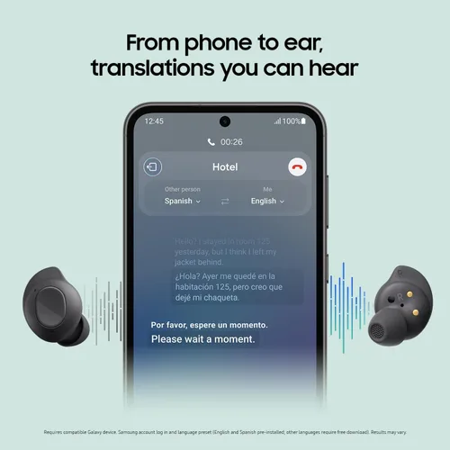 Vista 3 de Samsung Galaxy Buds FE Auriculares inalámbricos Bluetooth, ajuste cómodo y seguro en el oído, cambio automático de audio, control táctil, asistente