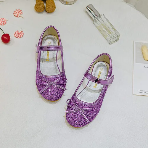 Vista 3 de Cadidi Dinos - Zapatos de vestir para niñas, brillantes, princesa, fiestas.