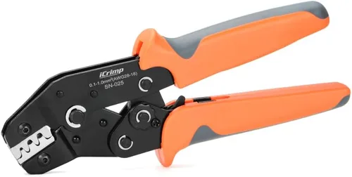 Vista 8 de iCrimp IWISS Herramientas de prensado de conectores solares PV para cable de panel solar PV AWG14-10 (2,5/4/6 mm²) con matriz EDM de alambre
