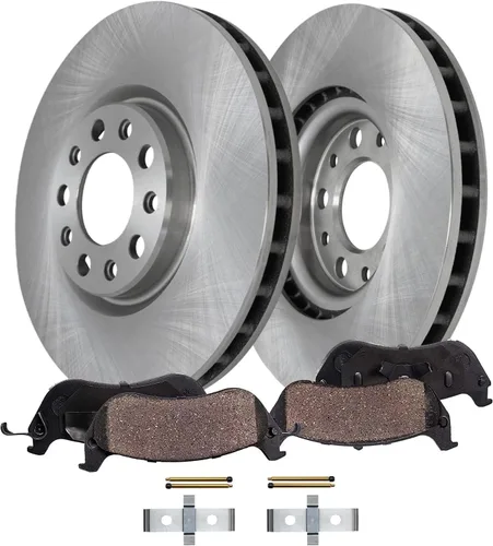Vista 22 de Detroit Axle - Kit de freno trasero para Ford Explorer 2020-2025 2024-2025 Rotores de freno de disco Mustang Pastillas de freno de cerámica