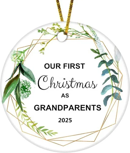 Vista 9 de JUPPE Regalos de compromiso, nuestro primer adorno de compromiso de Navidad 2025, regalo de decoración de compromiso de boda para prometida