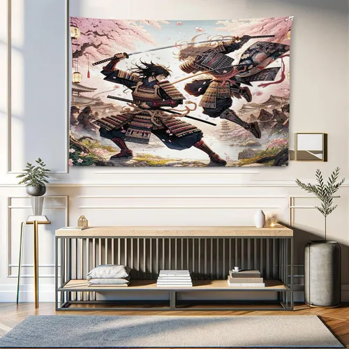 Vista 105 de Ambesonne Tapiz Trippy, vista panorámica de la cascada con bosques de ensueño y mandala oriental psicodélico, decoración de tela para colgar