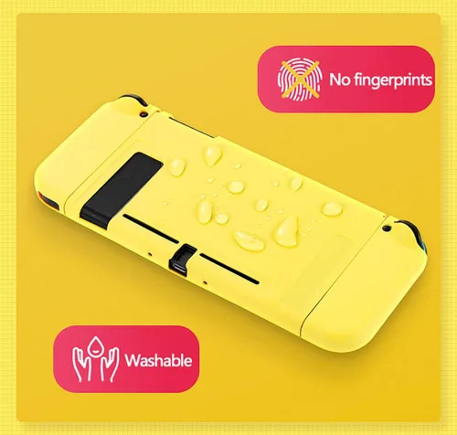 Vista 4 de Genshin Impact - Funda protectora suave para Nintendo SwitchSwitch LiteSwitch OLED con tapas de agarre para el pulgar, película templada Switch Lite