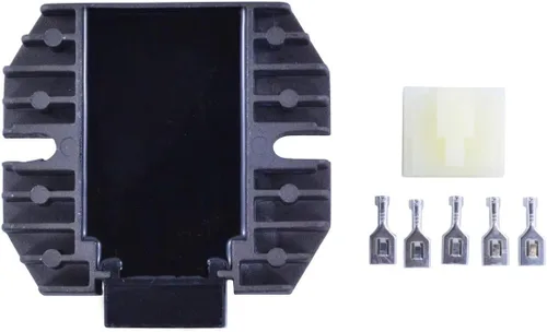 Vista 2 de RMSTATOR Reemplazo del regulador de voltaje para Yamaha FZ6 600 FZR 600 R MT-03 YZF R1 1000 / R3 300 / R6 600 / R6S 600 1995-2024 Repl. OEM