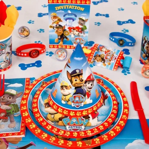 Vista 5 de Artículos para fiesta de cumpleaños Paw Patrol, Pulseras, Colores Variados