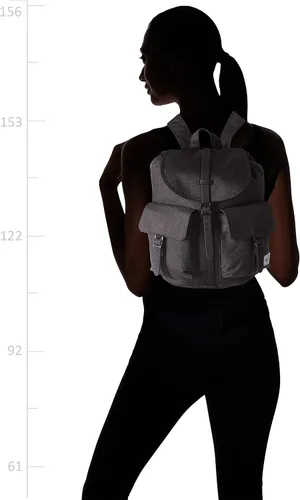Vista 4 de Herschel Mochila Dawson, negro (Black Crosshatch)), 10301-02090