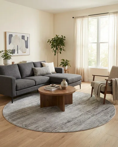 Vista 71 de Rugs.com Alfombra de la colección Finsbury, alfombra mediana gris de 2 x 3 pies, perfecta para salas de estar, comedores grandes, planos abiertos
